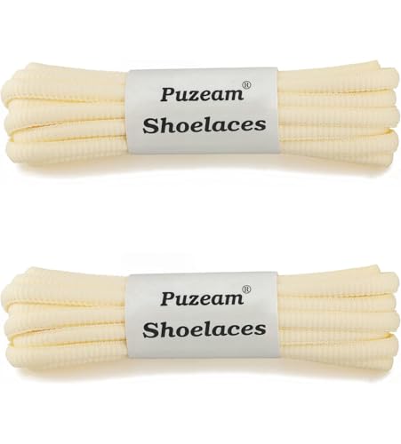 Image of 2 Pairs Oval Athletic Shoelaces 33 Colors 1 /4 inch Half Round Shoe Laces for Sneakers