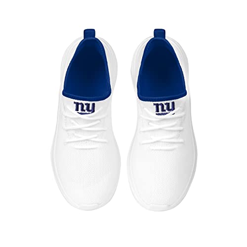 Image of FOCO NFL Womens NFL Team Logo White Athletic Shoes Sneakers