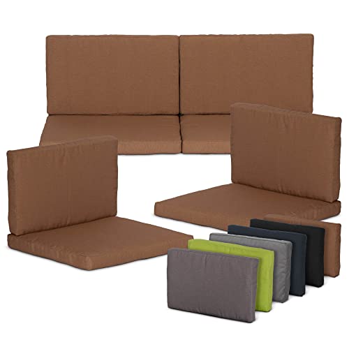 Beo Set Coussins de Jardin Monaco (8 pièces) | Fabriqué en UE | Coussin Salon de Jardin |...
