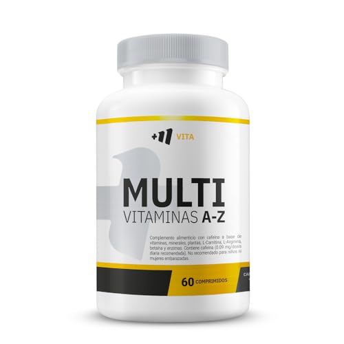MASmusculo - Multivitaminas A-Z - 60 comprimidos - Multivitamínico Completo - Con Enzimas Digestivas - Aporte completo de Vitaminas y Minerales Esenciales