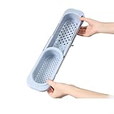 Zoom IMG-1 besttoolifes scolapiatti retrattile con filtro Zoom IMG-1 besttoolifes scolapiatti retrattile con filtro