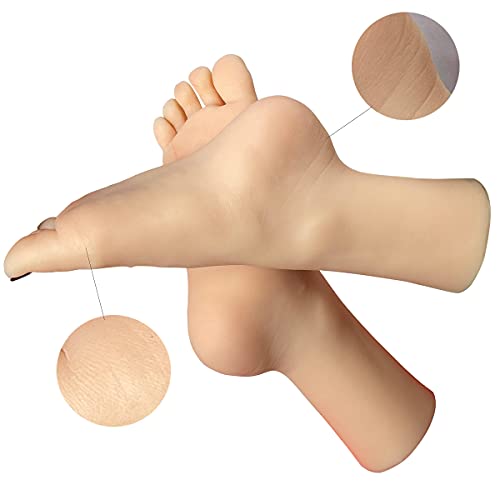 Linmin 673311183245 1 Pair Of Life-Size 1:1 Silicone Simulation Model Female Model Feet thumb #5