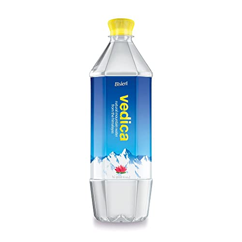 Image of Bisleri Drinking Water - Vedica, 1L Bottle [Pack of 12]