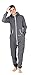 Moniz Herren Jumpsuit (L, Dunkelgrau)