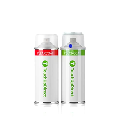 TouchUpDirect 8W7 Blue Crush/Dark Blue Metallic for Toyota Exact Match Touch Up Paint Aerosol - Essential Package