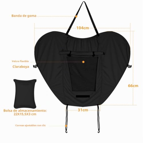 Miniatura 5 de Wd Cd Parasoles Para Silla De Paseo, Protección Solar Funda Para Cochecito De Bebé, Toldo Respirable Universal Para Bebés Cochecitos- Parasol Ajustable Con Protección Uv 50 , Negro