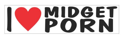 Amazon.com - I Love Midget Porn Funny Vinyl Decals Bumper Stickers