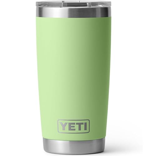 YETI Rambler 20 oz Tumbler, Stainless Steel, Vacuum Insulated with MagSlider Lid, Key Lime