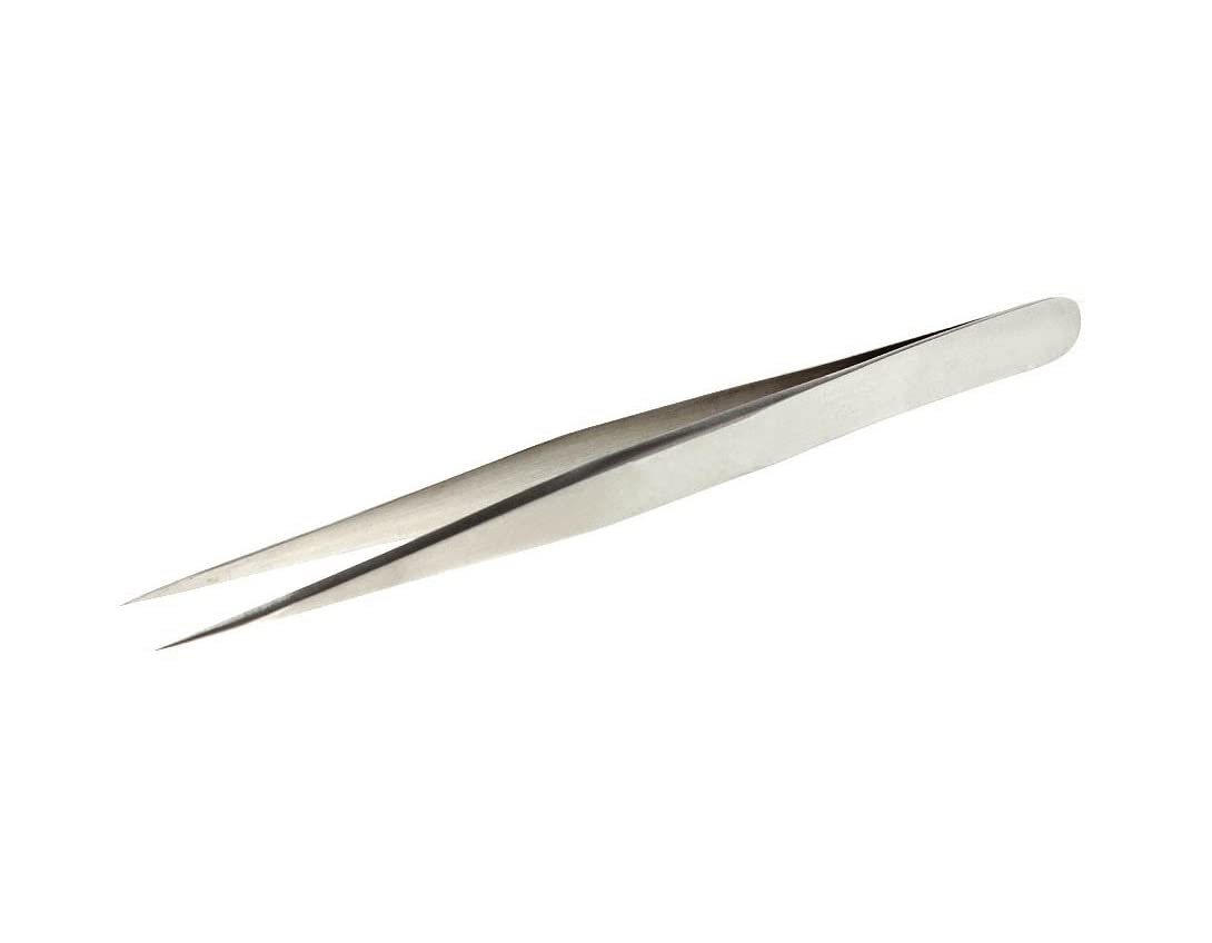 Mr.gadget's Solutions Silver Mr. Gadget's Solutions® Mobile Phone Repair Tools, Stainless Steel Fine Pointed Tweezer Anti-Magnetic Anti-Acid