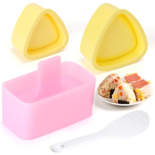 Serqd 3 Pack Triangle Onigiri Mold