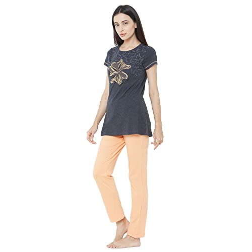 Image of Sweet Dreams Women's Cotton Printed Night Suit Set