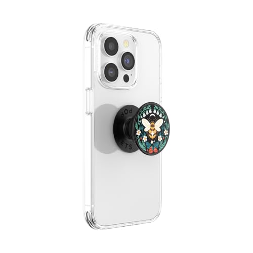 Image of PopSockets Adhesive Phone Grip, Holder, Phone Stand, Bee - Bee Boho