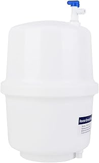 Water Storage Tank, 3.2 Gallon Osmosis Water Storage Pressure Tank Water Filtration System Expansion Tank with Ball Valve for Reverse Osmosis RO Systems