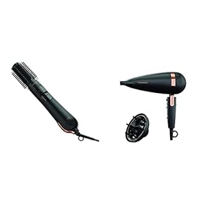GRUNDIG NaturaShine HS 7080 Volumen- und Lockenstyler & Naturashine HD 8080 Haartrockner mit Ionic- Funktion, 2 Stylingdüsen