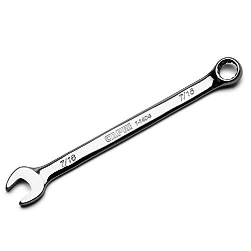 Capri Tools 7/16-inch Combination Wrench 12 Point SAE Chrome (1-1404)