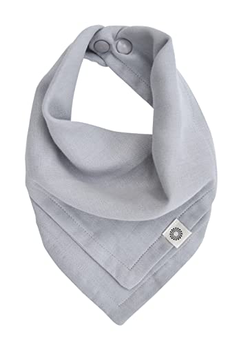 Image of Indi Organic Baby Bandana Bibs – Fairtrade 4-Way Reversible Drool Bibs 5PK