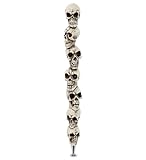 Planet Pens Skull Tower Novelty Pen - Cool Funny Pens for Kids, Teens and Adults, Fun Cool Ball Point Pen for School Writing and Unique Office Supplies, Spooky Pen Gift for Men and Women - 6 Inches