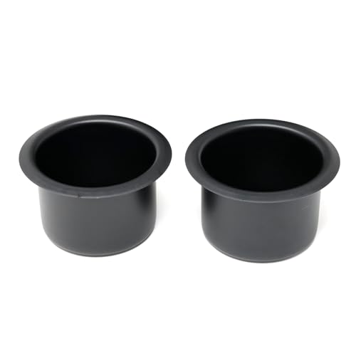 yueton Paquete de 2 portavasos de acero inoxidable para mesa, soporte de repuesto para latas de bebidas para sofá, mesa, sofá, mesa de póquer