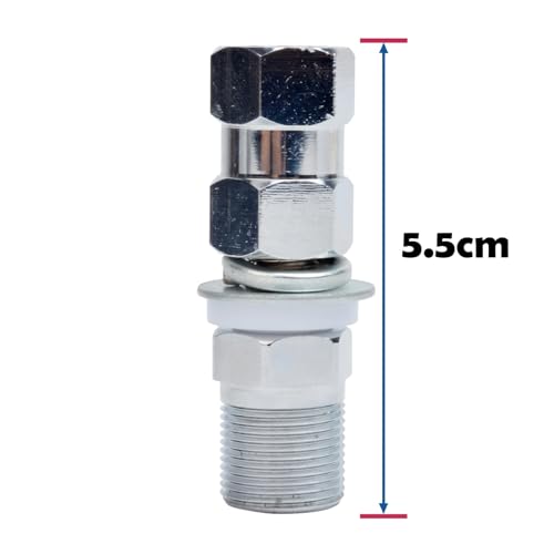 Adaptador SO239 a 3/8 x 24 para antena CB y radioafición con conector UHF hembra resistente 4
