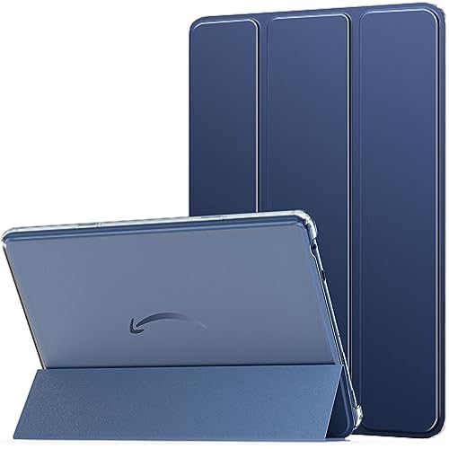 MoKo Case for Kindle Fire HD 10 Tablet 13th Gen 2023, Navy Blue