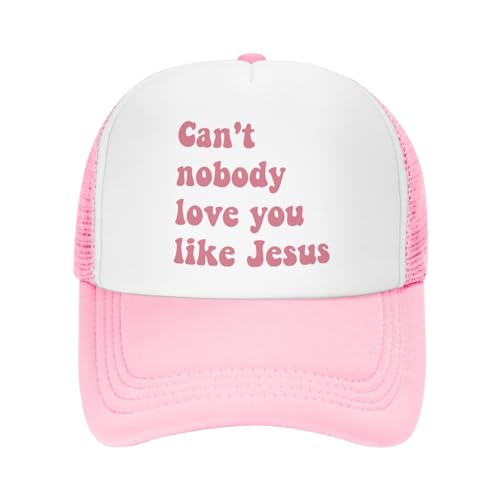 Image of Put It On My Boyfriends Tab Trucker Hats for Women Pink Men Humor Gift Pink Hats for Men