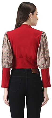 Image of DHRUVI TRENDZ Women's Regular Fit Tops | T Shirt for Women | Tops for Jeans for Women | Tops for Women | Western Tops for Women Stylish | T-Shirt for Women