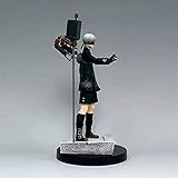 15CM Anime SE Square Enix 9S Automata NieR Yorha 9S No. 9 Type S with Weapon PVC DeskCollection Action Figure Statue Ornament Gift Doll Decoration Model Gift Limited Edition