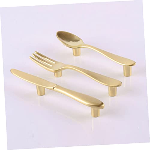 Poignées de meuble en forme de couteau fourchette cuillère Mipcase 9 pièces