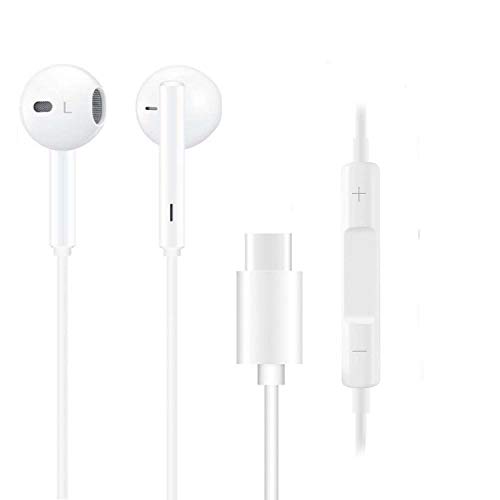 Auriculares in-Ear Deportivos, supresión de Ruido Supnew, Auriculares con Sonido Claro y Graves potentes, Incluye micrófono con Clavija de Tipo C Type-C