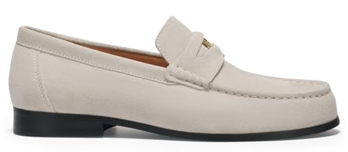 Image of Journey West Mens Genuine Leather Dress Shoes Slip on Penny Loafers for Men