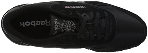 Reebok Men's Classic Nylon Sneaker, Black/Black/Carbon, 10.5 | Image 4