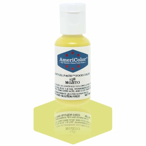 AmeriColor, Mojito, 0.75 Ounce Bottle, Soft Gel Paste Food Color