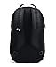 Under Armour Unisex-Adult Hustle 6.0 Backpack, (002) Black/Black/White, One Size Fits Most