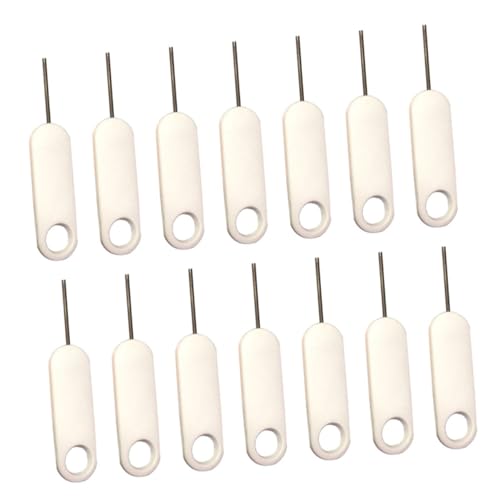 SEWACC Aghi per Rimozione Sim Telefono 20 Pezzi, Strumento Espulsione Vassoio Sim in Acciaio Inox per Smartphone, Accessori per Cellulari e Tablet