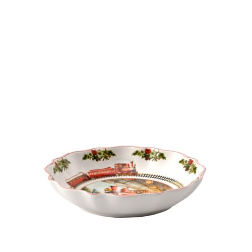 Villeroy & Boch - Annual Christmas Edition bol 2025 16,5 cm colorido, cuenco de Navidad, tazón de Navidad, objeto de colección, vajilla cerámica, porcelana premium