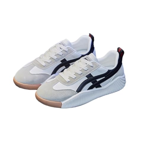 DYJAGYO Deflorence Women's Sneakers, Women's Casual Breathable Flat Non-Slip Running Shoes, Women's Retro Sneakers