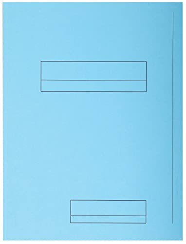 Exacompta - Réf. 335006E - Paquet de 50 chemises rigides imprimées avec 2 rabats SUPER 210 g/m² - couleurs pastel - chemises certifiées PEFC™- dimensions 24 x 32...