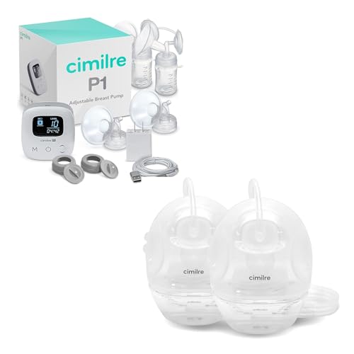 Extractor de leche portátil con copas manos libres miniatura 1