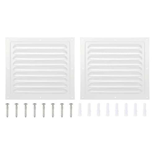 Grille d'aération rectangulaire PATIKIL 30x30 cm pour sol et mur - 2