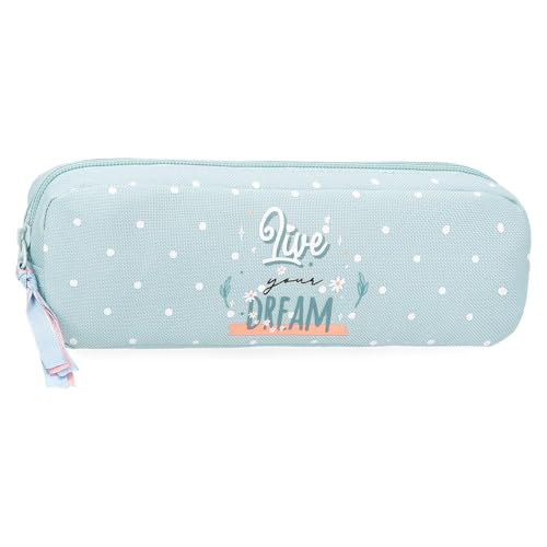 Movom Live Your Dreams Estuche Verde 22x7x3 cms Poliéster by Joumma Bags