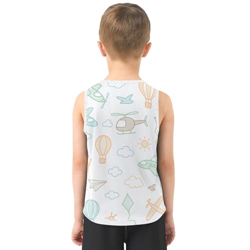 Baby Children Tank Tops Quick Dry Boys Summer Sleeveless Top Athletic Workout Clothes3