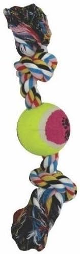 Daro Coloured Knotted Rope Toy with Ball