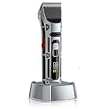 RASRGTRQ Professional Hair Clipper Titanium Alloy Blade Suitable for Hair Trimming(AU Plug)