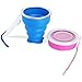 Campeggio Accessori Tazza Pieghevole Da 220ml BPA Tazza Da Acqua