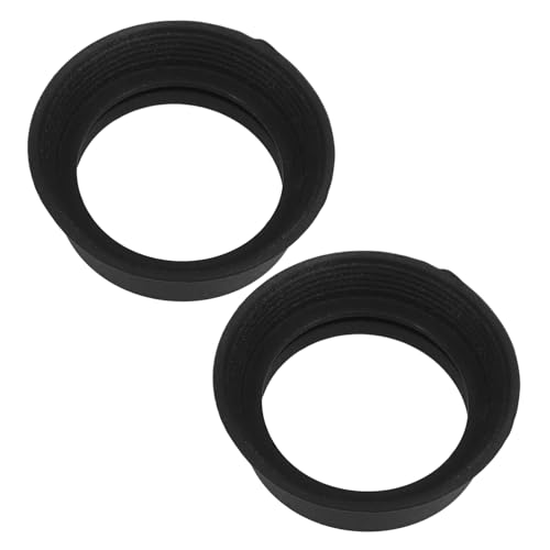 BRIGHTFUFU 2pcs Telescope Eyepiece Guards Moon Filter for Light Dimming Impact Resistant Reduces Glare Enhances Lunar Details