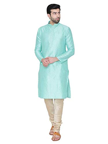 Image of Manthan Men's Silk Kurta for Men