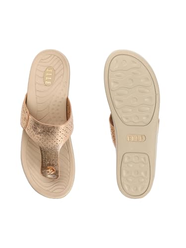 Image of ELLE Women's Perforated Platform heel Sandals