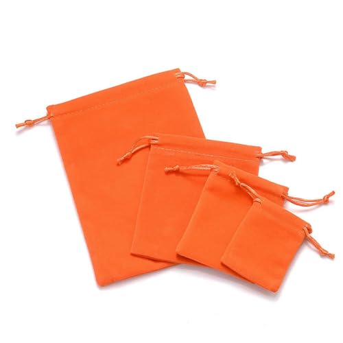 ベルベット巾着袋、 ジュエリーギフト用巾着ベルベットポーチ 50個入り(Style 11,5x7cm)