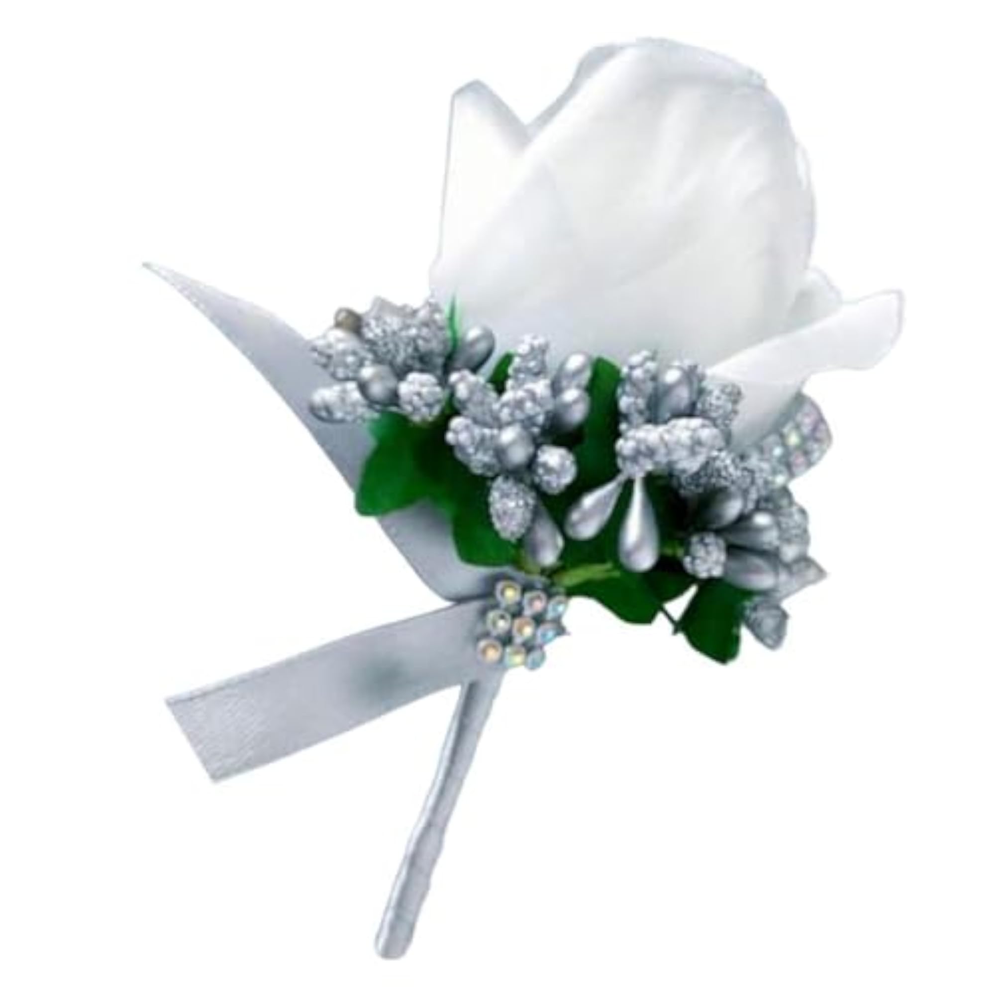 15pc Stimulation Rose Flower Brooch Pin for Weddings