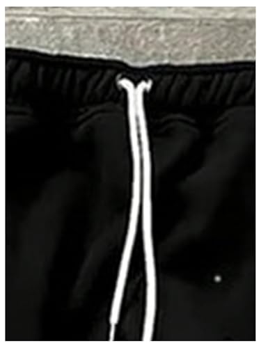 Men's Y2K Flared Sweatpants Letter Graphic Drawstring Waist Joggers Drippy Pants2